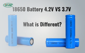 18650 battery 4 2 v vs 3 7 v what is different