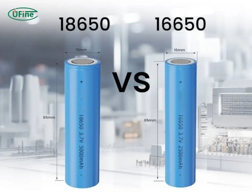 18650 battery vs 16650 battery