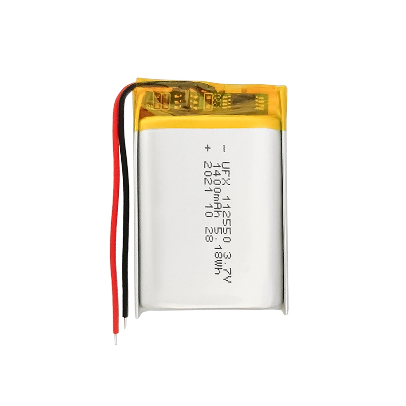 3.7 V 1400mAh Lithium Ion Battery 112550 | Ufine Battery