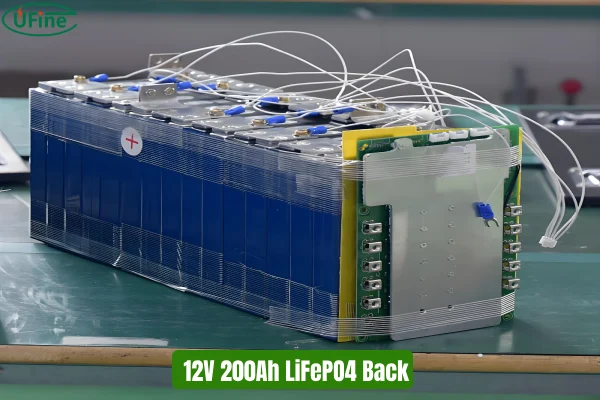 12 v 200ah lifepo4 back