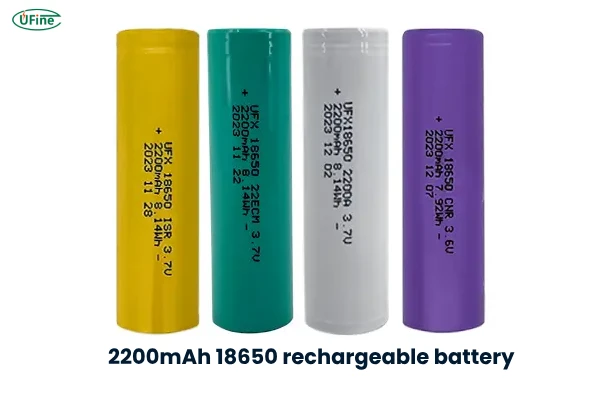 2200mah 18650 rechargeable battery