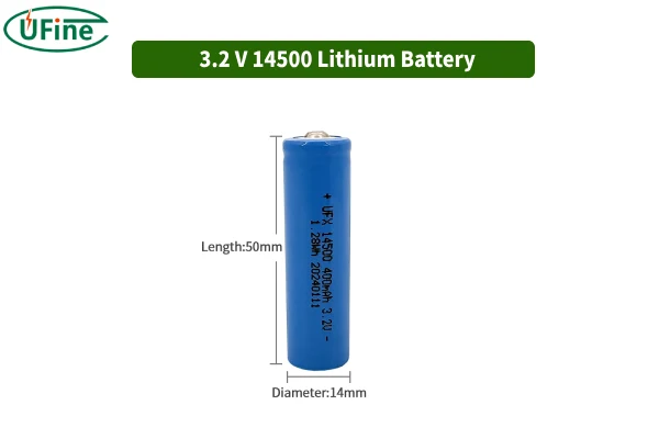 3.2 v 14500 lithium battery