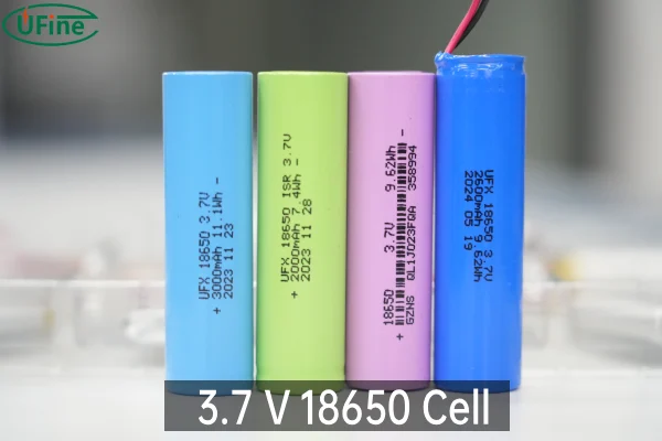 3.7 v 18650 cell