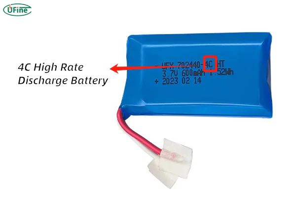 4c high rate discharge battery