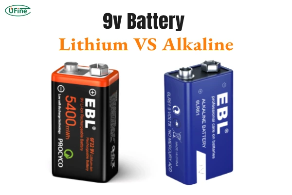 9v battery lithium vs alkaline