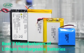 best 7 manufacturers of lithium rechargeable batteries