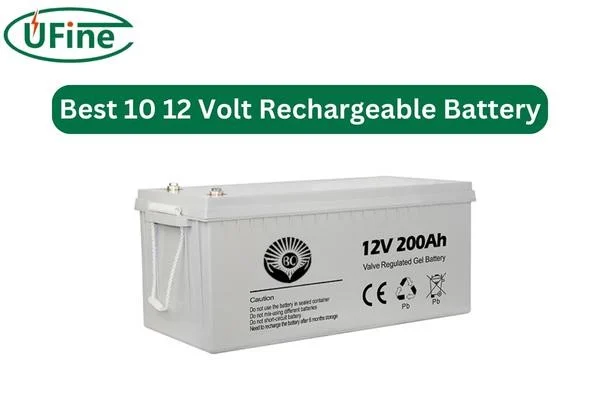 bq solar 12 volt rechargeable battery