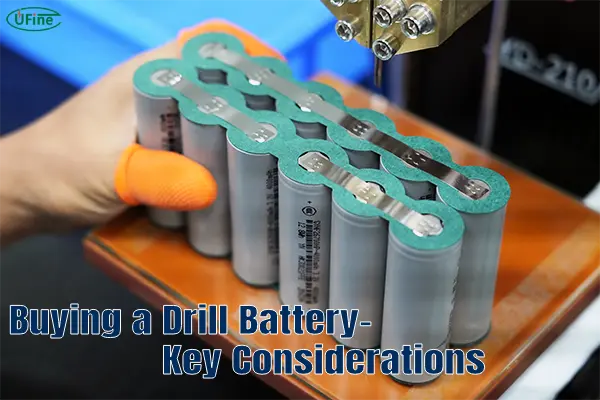 buying a drill battery key considerations