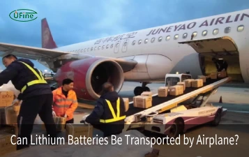 can lithium batteries be transported by airplane