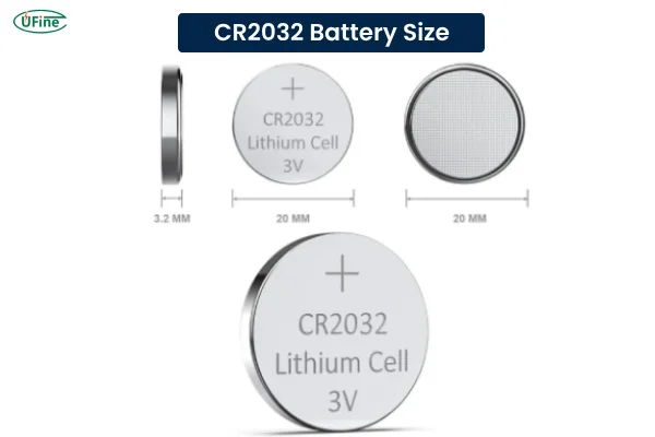 cr2032 battery size