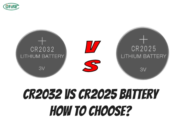 cr2032 vs cr2025 battery