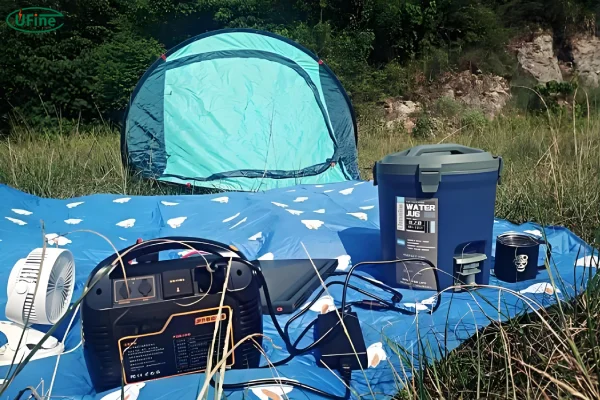 how long can my camping battery be used in the wild