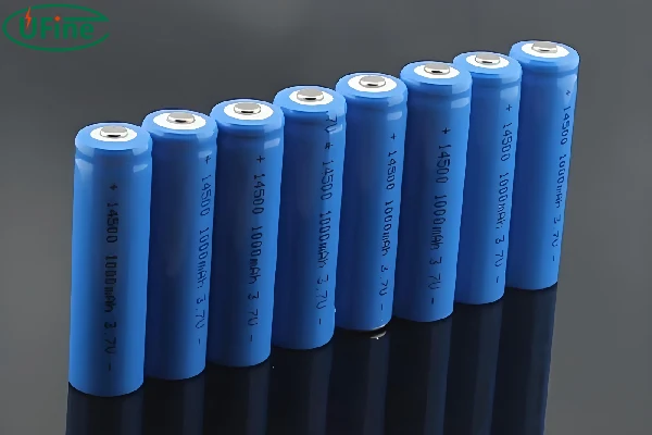 how long is the life of the 14500 lithium rechargeable battery