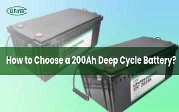 how to choose a 200ah deep cycle battery