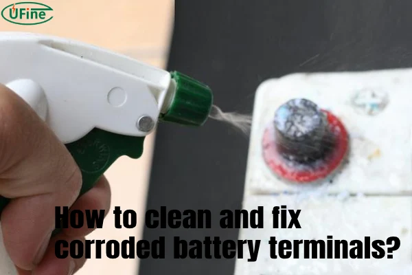 how to clean and fix corroded battery terminals