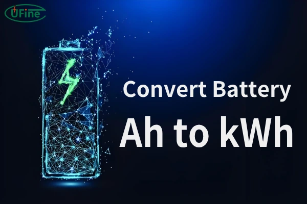 how to convert battery ah to kwh