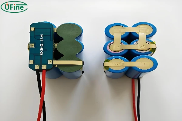 how to tell the positive and negative terminals of a lithium battery