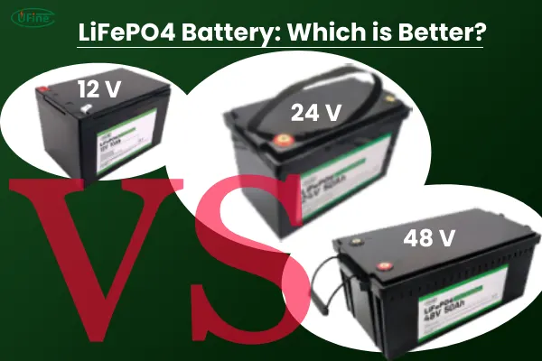 lifepo4 battery 12v vs 24v vs 48v