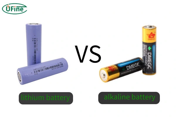 lithium battery vs alkaline battery 
