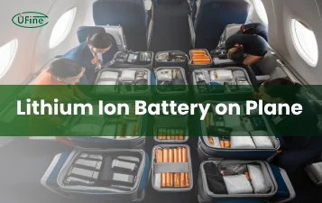 lithium ion battery on plane