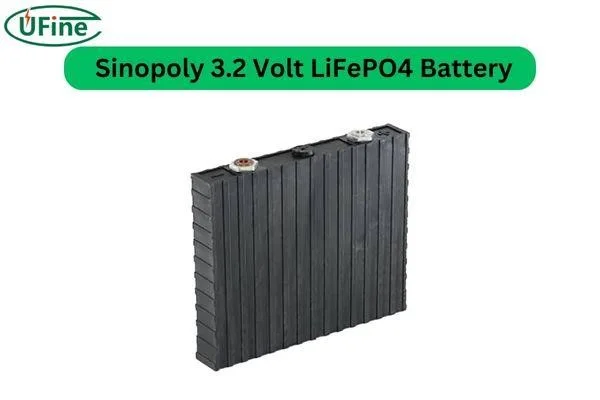 sinopoly 3 2v lithium prismatic cell