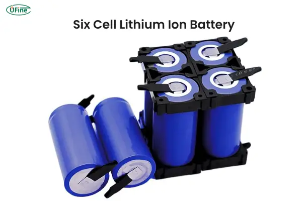 six cell lithium ion battery