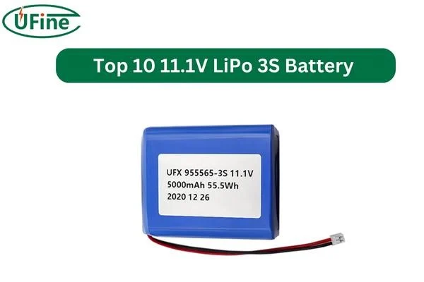 ufine 11.1v 5000mah lipo 3s battery