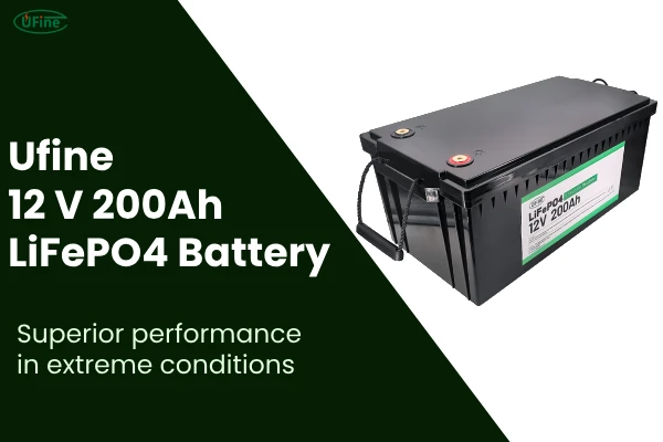 ufine 12 v 200ah deep cycle lifepo4 battery