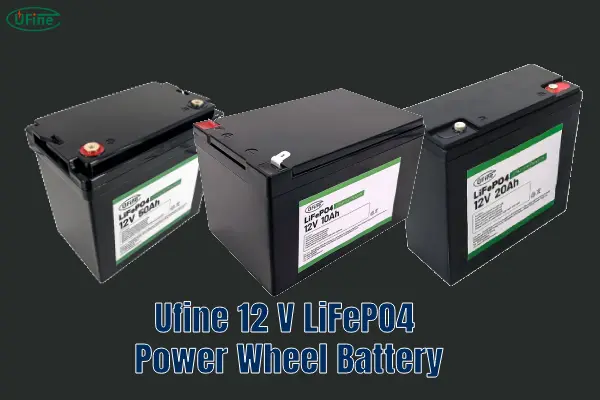 ufine 12 v lifepo4 power wheel battery