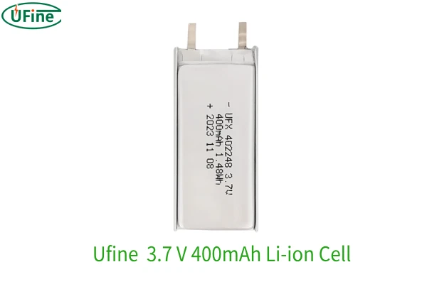 ufine 3 7 v 400mah li ion cell