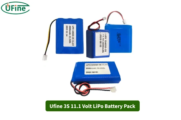 ufine 3s 11.1 volt lipo battery pack