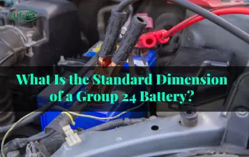 what is the standard dimension of a group 24 battery