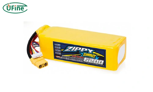 zippy compact 6200mah 6s 40c lipo pack