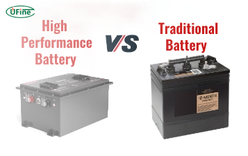 comparative analysis high performance battery vs traditional battery