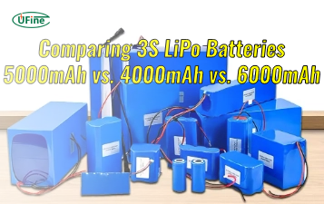 comparing 3s lipo batteries 5000mah vs 4000mah vs 6000mah