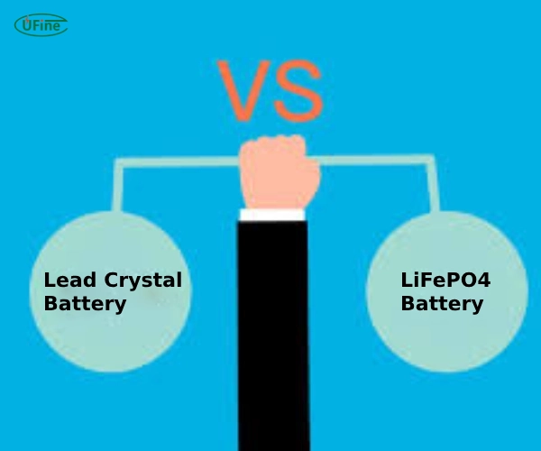 comparison of lead crystal battery and lifepo4