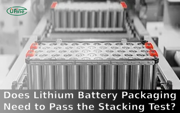 does lithium battery packaging need to pass the stacking test