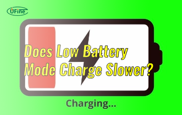 does low battery mode charge slower