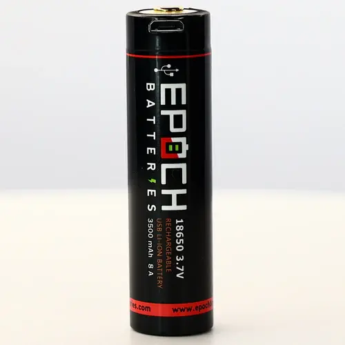 epoch 18650 3500mah 8a usb rechargeable protected battery