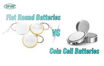 flat round batteries vs coin cell batteries what is the difference