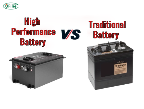 high performance battery vs traditional battery