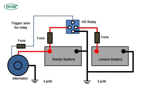 how does a battery relay work