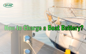 how to charge a boat battery