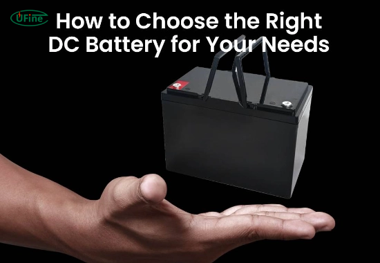 how to choose the right dc battery