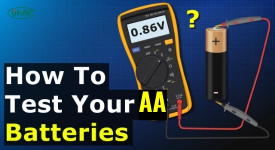 how to test your aa batteries with a voltmeter