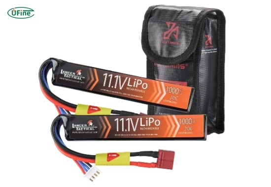 lancer tactical lipo airsoft high performance battery 11 1v 1000mah