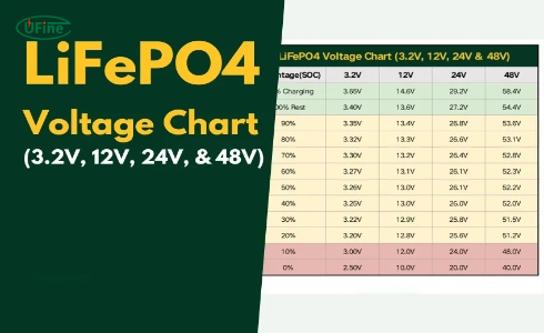 lifepo4 voltage chart 