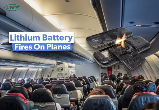 lithium batteries on a plane