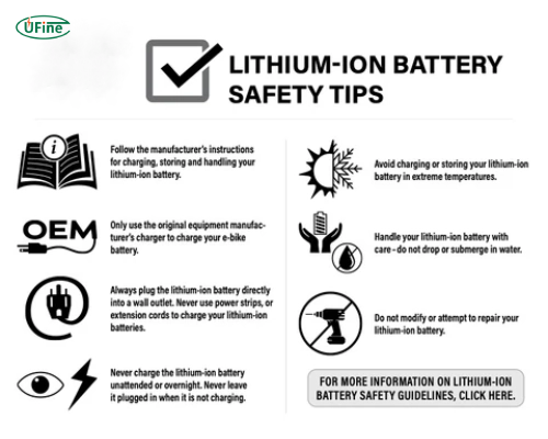 lithium ion battery safety tips