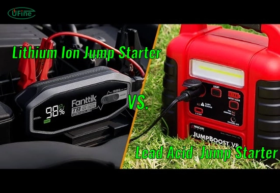 lithium ion jump starter vs lead acid